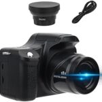 **Captura Cada Momento: Montaje Fácil con la Cámara Digital Portátil SLR de 24MP y Zoom 18X – Ideal para Viajes, Reuniones y Regalos**