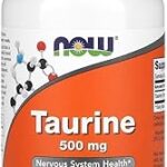 Descubre por qué Now Foods TAURINE 500 mg es el aminoácido más popular para potenciar la salud del corazón y la energía