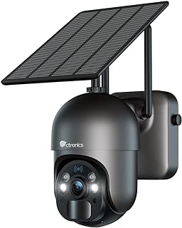 Descubre por qué la Ctronics 2.5K 4MP es la Cámara de Vigilancia Solar más Popular: Tecnología WiFi, Visión Nocturna y Detección Inteligente