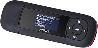 Descubre el Futuro de la Música: AGPTEK MP3 Portátil 8GB con Innovadoras Funciones de Grabación y Expansión