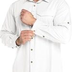 Maximiza tu Vida Útil al Aire Libre: Camisa de Manga Larga Outdoor Ventures para Hombres – Transpirable, Secado Rápido y Protección UV