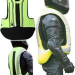 **¿Para qué sirve el OLSKFUH Chaleco con Airbag para Motocicleta? Descubre su Tecnología de Seguridad de 18 kg y Protección en la Espalda**