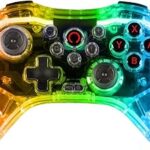 ¡Descubre la Revolución del Gaming! Konix Mando Crystal: El Controlador Más Popular para Nintendo Switch, PS4 y PC con 10 Horas de Autonomía y Efectos LED RGB