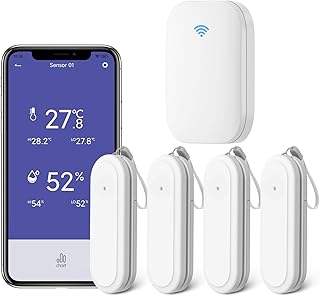 Guía Completa: Optimiza tu Confort con el WiFi Termómetro Higrómetro para 4 Habitaciones – Controla Humedad y Temperatura Desde Cualquier Lugar