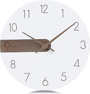 **¿Para qué sirve el Lafocuse Reloj de Pared Blanco Madera Moderno? Descubre su funcionalidad y estilo minimalista para tu hogar u oficina**