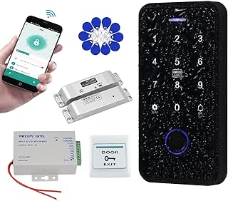 Maximiza la Vida Útil de tu Sistema de Control de Acceso: Descubre el Kit QTTYELOK IP68 con Bluetooth, RFID y Tecnología de Huellas Dactilares