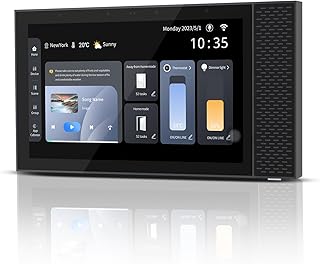 Instalación Fácil del ANJIELO SMART: Panel de Control Zigbee de 6,8» con Regulador de Intensidad y Música de Fondo