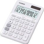 Analiza Cada Cálculo con Estilo: Descubre la Casio MS-20UC-WE, la Calculadora Blanca Perfecta para Tu Escritorio