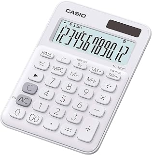 Analiza Cada Cálculo con Estilo: Descubre la Casio MS-20UC-WE, la Calculadora Blanca Perfecta para Tu Escritorio