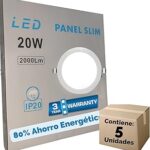 Transforma tu Espacio: Descubre las 5 Utilidades del QWell® 5X Panel Downlight LED 20W para Iluminar tu Hogar