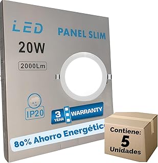 Transforma tu Espacio: Descubre las 5 Utilidades del QWell® 5X Panel Downlight LED 20W para Iluminar tu Hogar