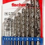 **Cómo elegir las brocas perfectas para metal: Guía definitiva con el juego de 10 unidades de Fischer (1-10 mm)**  

Este título es atractivo, incluye palabras clave relevantes como brocas para metal, Fischer, 1-10 mm, y juego de 10 unidades, y está optimizado para SEO al responder a una búsqueda común: cómo elegir brocas adecuadas. Además, genera interés al ofrecer una guía definitiva.