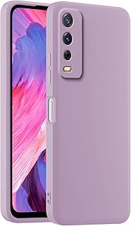 ¡Dale Vida a Tu Vivo Y11s y Y20s! Personaliza Tu Teléfono con la Colorida Funda de Silicona Hierba Púrpura