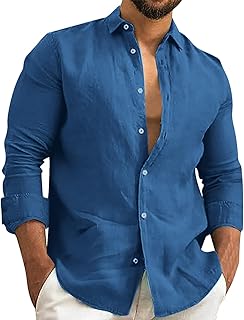 Descubre las Tendencias 2023: La Camisa de Manga Larga Monocolor que Todo Hombre Debe Tener en su Armario