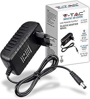 Guía de Instalación: Potencia Tus Dispositivos con el Adaptador V-TAC de 12V, 42W – Ideal para Cámaras, Tiras LED y Más