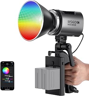 Guía Definitiva para el NEEWER MS60C: Potencia y Versatilidad en tu Iluminación Video con Control APP y Efectos RGBWW