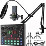 Revoluciona Tu Streaming: Gofemial Kit de Micrófono y Mezclador DJ, La Innovación Futurista que Transformará Tu Podcast y Karaoke