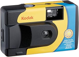 Captura tus Momentos Únicos: Personaliza tu Estilo con la Cámara Desechable Kodak SUC Daylight 39 800ISO en Color Amarillo y Azul