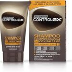 Transforma Tu Look: Mejora Tu Estilo con Just For Men Control GX – Champú Colorante 2 en 1 que Elimina el Cabello Gris de Forma Natural