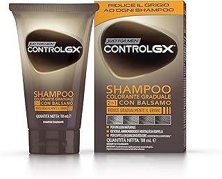 Transforma Tu Look: Mejora Tu Estilo con Just For Men Control GX – Champú Colorante 2 en 1 que Elimina el Cabello Gris de Forma Natural