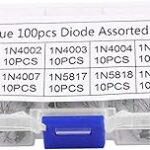 Resuelve tus Dudas: Preguntas Frecuentes sobre el Kit de 100 Diodos Rectificadores (1N4001~1N4007, 1N5817~1N5819) – Alta Eficiencia y Bajo Consumo