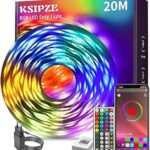 Transforma Tu Espacio: 10 Usos Creativos de las Luces LED KSIPZE de 20M con Sincronización Musical y Control APP