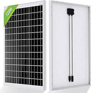 Transforma tu Energía: Personaliza tu Hogar y Aventura con el ECO-WORTHY 120W Panel Solar Monocristalino para RV, Barco y Más