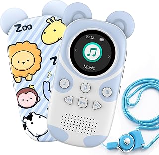 Personaliza la Diversión: Reproductor MP3 Bluetooth 5.3 Lindo Panda de 64GB para Niños con Altavoz y Radio FM