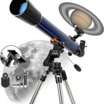 Analiza el Universo: ESSLNB Telescopio 70070 – Potencia Tu Observación Astronómica con Adaptador de Teléfono y Trípode de Acero Inoxidable