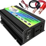 Maximiza la Vida Útil de tus Dispositivos: Inversor de Corriente 12V a 220V de 3000W para Coche – Potencia y Eficiencia en Cada Carga