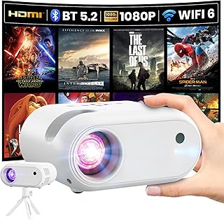 Descubre el Futuro del Entretenimiento: Mini Proyector 1080p Portátil con WiFi y Bluetooth para una Experiencia Visual Inigualable