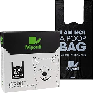 Guía Definitiva: ¡Descubre las Bolsas Biodegradables Miyouli para Perros! 300 Bolsas Ecológicas, 100% a Prueba de Fugas y con Aroma a Viento Oceánico