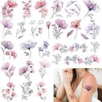 Descubre las Impresionantes Opiniones de Usuarios sobre los Tatuajes Temporales Jeffdad: ¡Pétalos de Flores Acuarela que Transforman tu Estilo!