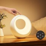 Ilumina tu Hogar y Cuida el Planeta: Bonsery Lámpara de Noche Táctil LED RGB Ecológica para Bebés