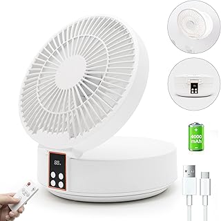 **Maximiza la Vida Útil de tu Ventilador de Escritorio USB: Potente, Silencioso y Recargable para Oficina y Exteriores**