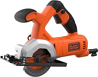 Reduce Tu Huella Ecológica: BLACK+DECKER Mini Sierra Circular BES510 Eficiente y Sostenible para Cortes Precisos