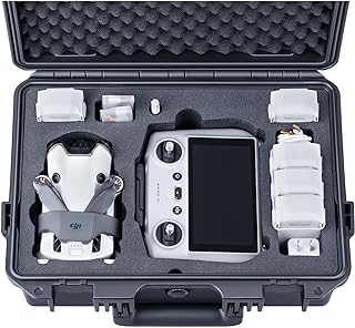 Personaliza tu Experiencia: Lykus Titan MM410 – Maletín Impermeable para DJI Mini 4 Pro y RC2 con Capacidad para 7 Baterías