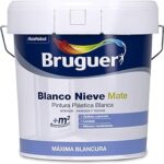 Transforma Tus Espacios: Personaliza con Bruguer Blanco Nieve Plástica – Pintura para Paredes 4L