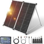 Descubre las Tendencias en Energía Solar: DOKIO 160W Panel Solar Plegable Portátil con Regulador de Carga y 2 Puertos USB