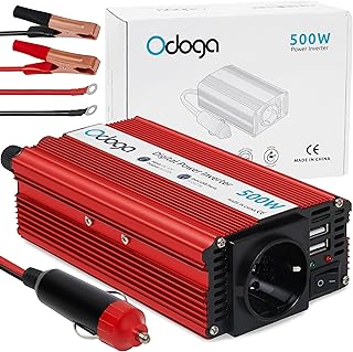 Maximiza la Vida Útil de tus Dispositivos: Odoga Inversor 12v a 220v – La Solución Ideal para Cargar en Autocaravanas y Furgonetas