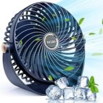 Descubre Para Qué Sirve el KICLBD Mini Ventilador de Mesa: 5 Velocidades, USB y Ultra Silencioso para tu Hogar y Oficina