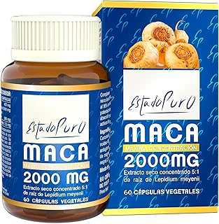 Descubre el Poder Sostenible de la Maca Andina Estado Puro: Energía Natural sin Impacto Ambiental – 60 Cápsulas Veganas de Tongil