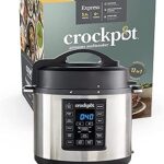 Transforma tu Cocina: Personaliza tus Recetas con la Crockpot Olla Multicooker Express de 5.6 Litros – ¡Cocción Rápida, Lenta y Más en Acero Inoxidable Negro!